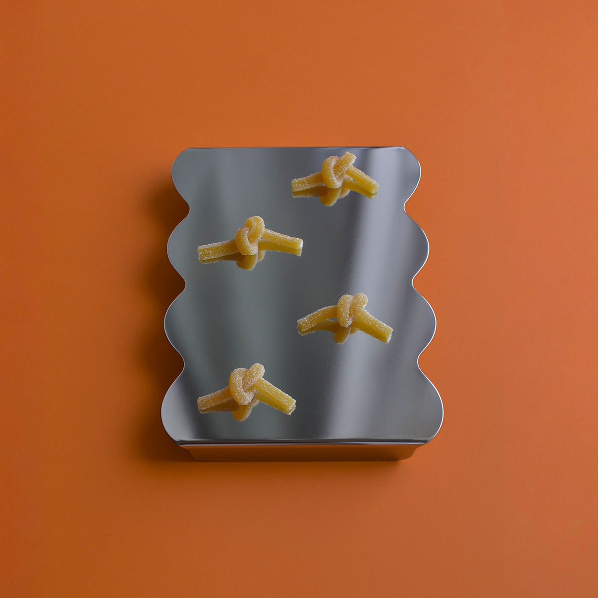 Four - Silk Mirror Serving Stand & Tray by Boyo