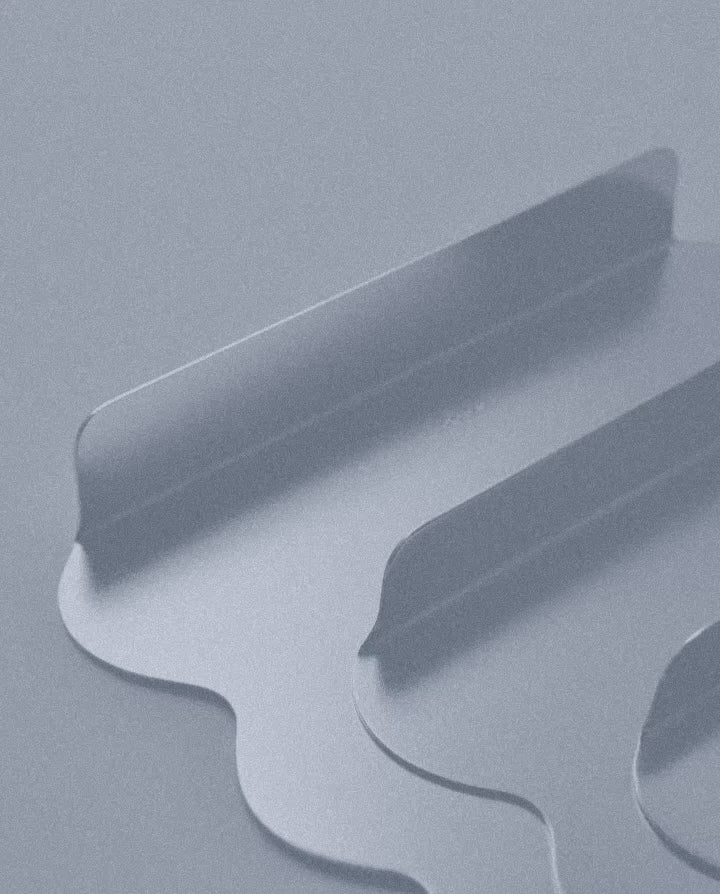 Load video: Animation of the stainless steel trayys with wavy edges
